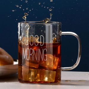 Good Morning Glass Mug 266-9 photo 1