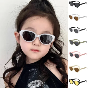 Kids Oval Fashion Sunglasses photo 1