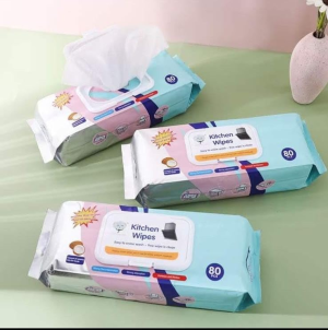 80 PCS Kitchen Cleaning Wipes photo 1