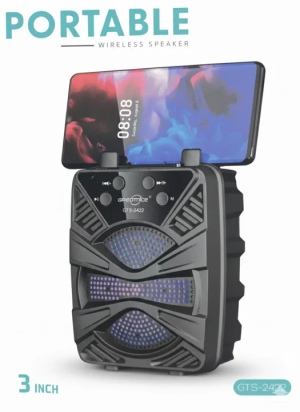 GTS-2422 Portable 3 Inch Bluetooth Speaker photo 1