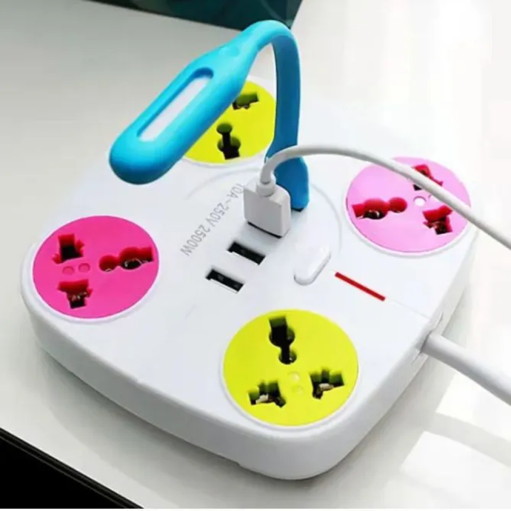 Square Extension Power Cord