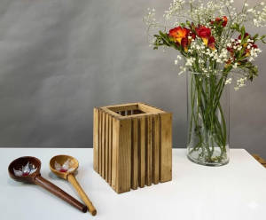 Wooden Pen Holder photo 1