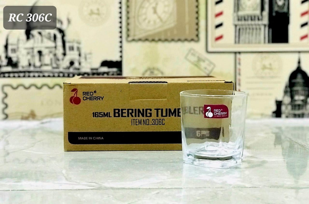 6  Pcs Red Cherry Bering Tume Cup Set-RC306C