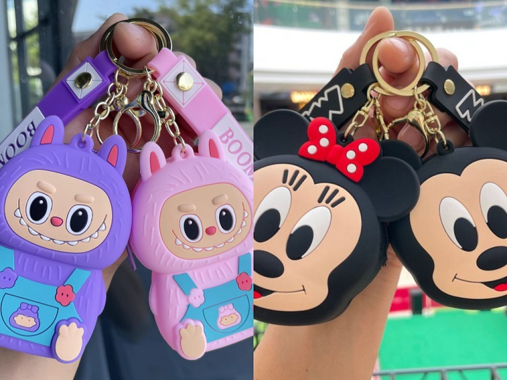 Labubu & Mickey Keytag