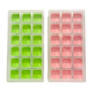 18 Holes Silicone Ice Cube Tray - Square photo 1