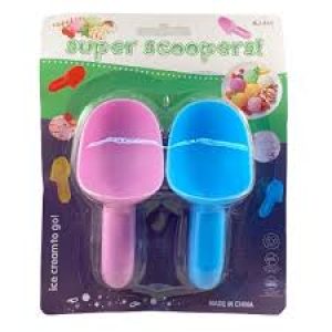 2 Pcs Plastic Ice Cream Scoop photo 1