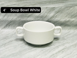 4 inch Soup Bowl - White - 576-11 photo 1