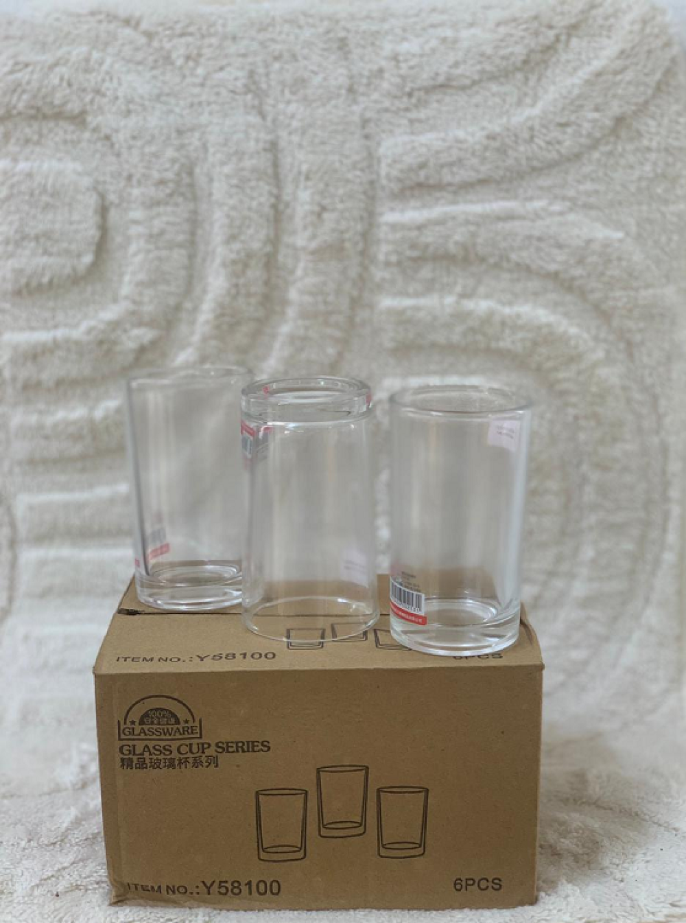 JX-CX 6 PcsGlass Cup Set-JXZBF3144