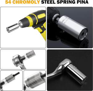 Universal Socket Wrench Set - 7-19mm photo 1