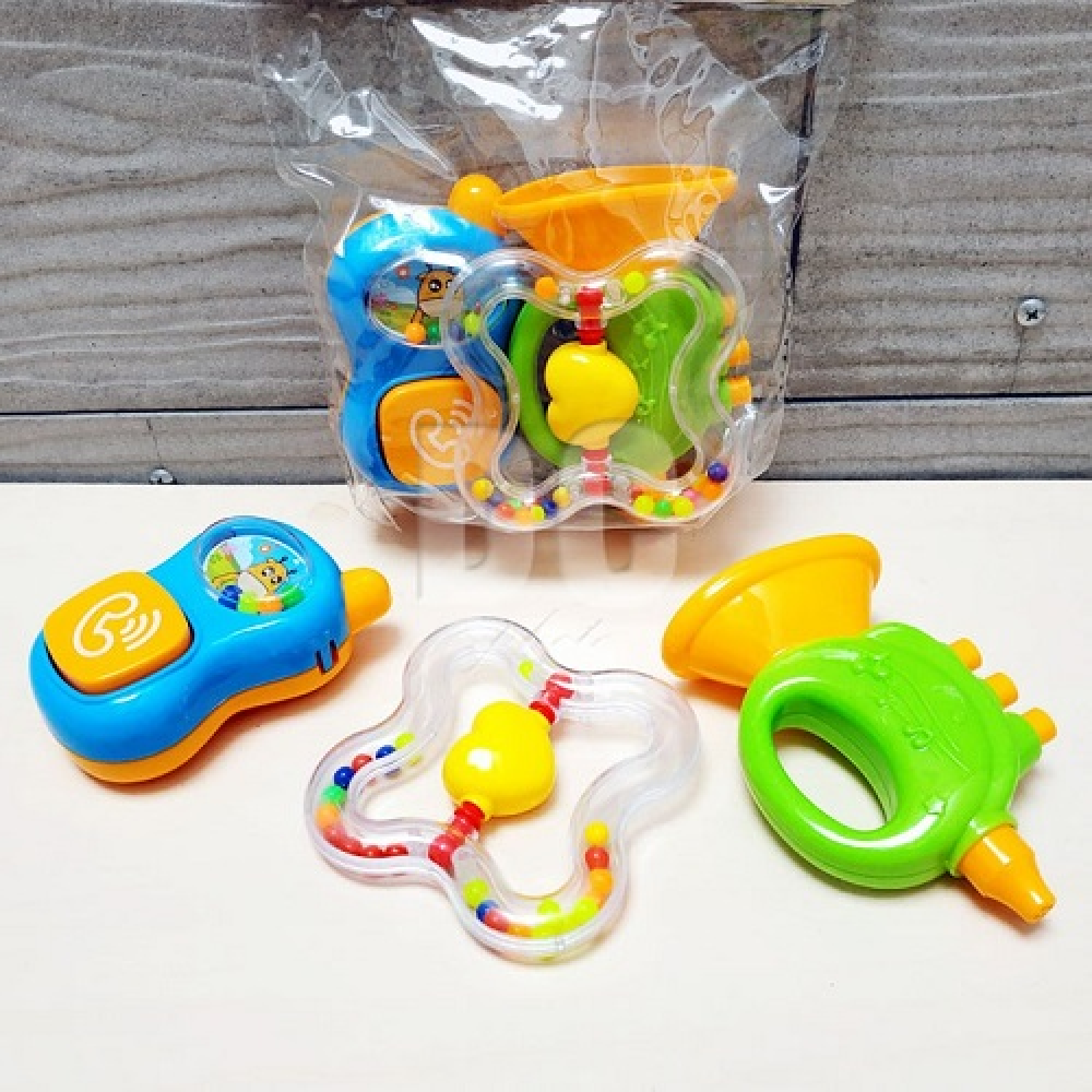 4 pcs Baby Rattles K225D